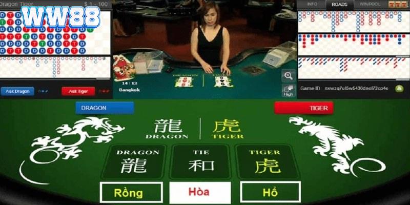 Quy tắc đặt cược thuận tiện nhất trong game Dragon Tiger